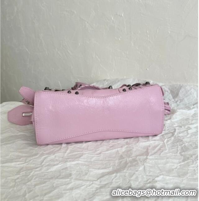 New Design Balenciaga Neo Cagole XS Lambskin Top Handle Bag 700940 Dried Rose 2026
