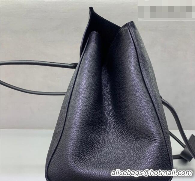 Good Taste Balenciaga Carrie Carry All Bag in Black calfskin leather/aged-gold hardware 403040 Black 2026