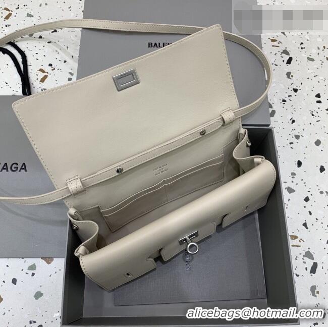 Top Grade Balenciaga Bel Air Clutch Bag in Lambskin Leather 843943 Beige 2026