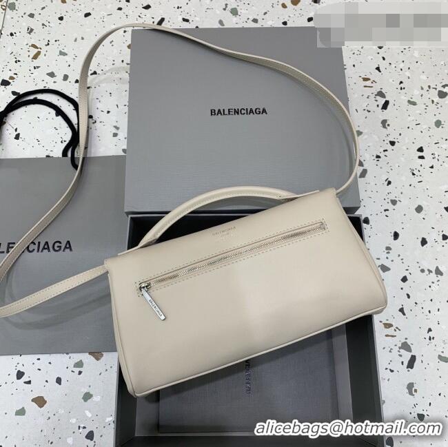 Top Grade Balenciaga Bel Air Clutch Bag in Lambskin Leather 843943 Beige 2026
