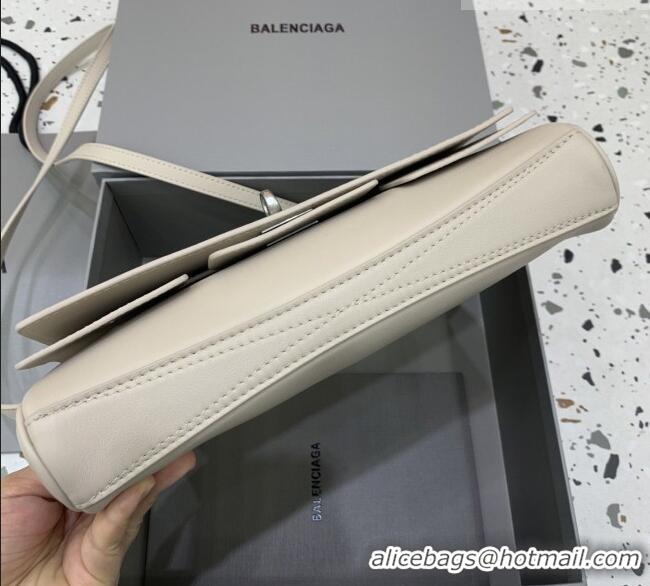Top Grade Balenciaga Bel Air Clutch Bag in Lambskin Leather 843943 Beige 2026