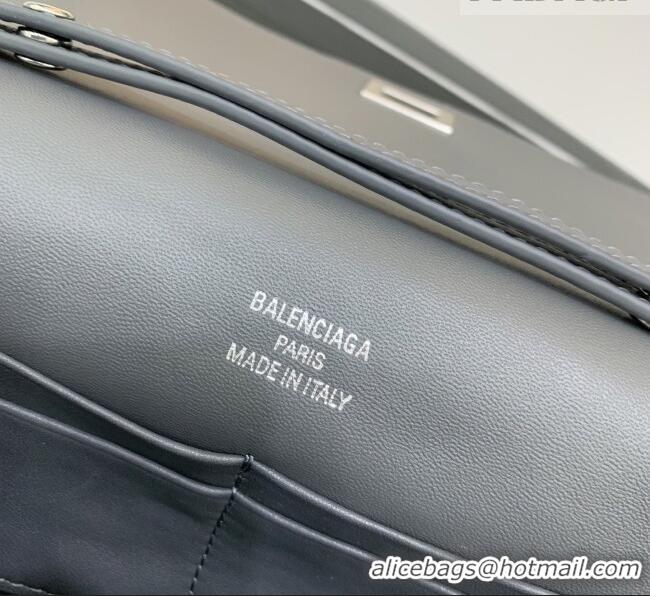 Reasonable Price Balenciaga Bel Air Clutch Bag in Lambskin Leather 843943 Grey 2026