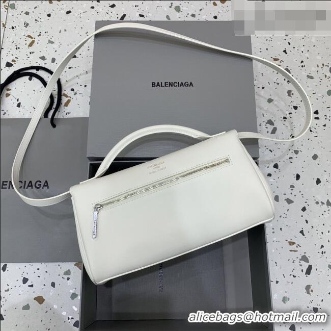 Buy Cheap Balenciaga Bel Air Clutch Bag in Lambskin Leather 843943 White 2026