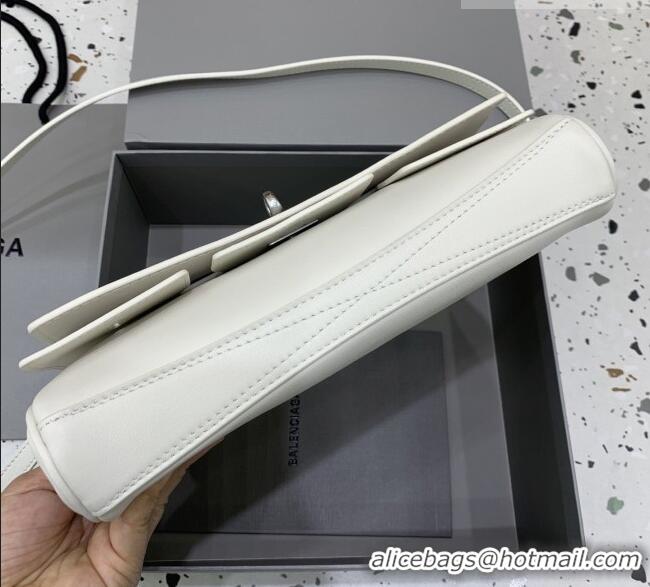 Buy Cheap Balenciaga Bel Air Clutch Bag in Lambskin Leather 843943 White 2026