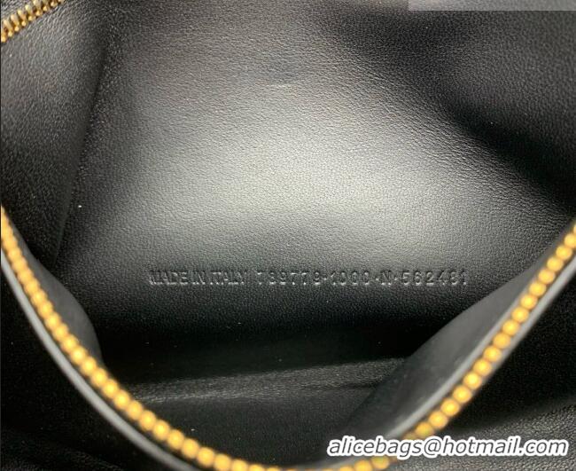 Buy Fashionable Balenciaga Rodeo Small Handbag in Leather & Canvas 78972 Black/Gold 2026