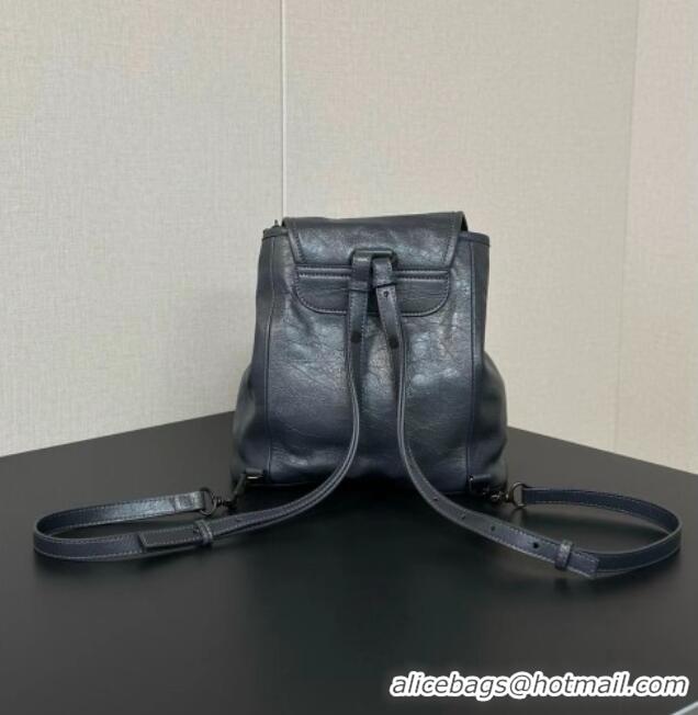 Most Popular Balenciaga Mini Le City Backpack in Arena lambskin 90821 Deep Grey 2026