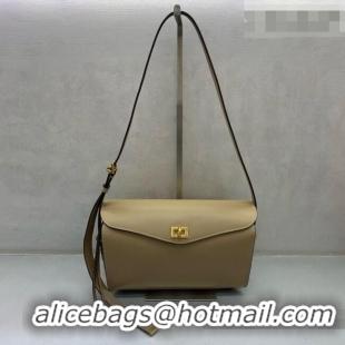 New Fashion Balenciaga Medium Le 7 Shoulder Bag in Smooth Leather 90826 Beige 2026