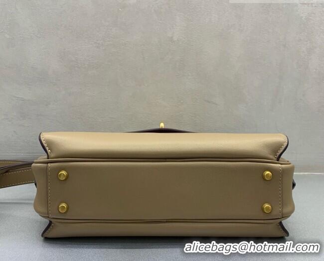 New Fashion Balenciaga Medium Le 7 Shoulder Bag in Smooth Leather 90826 Beige 2026