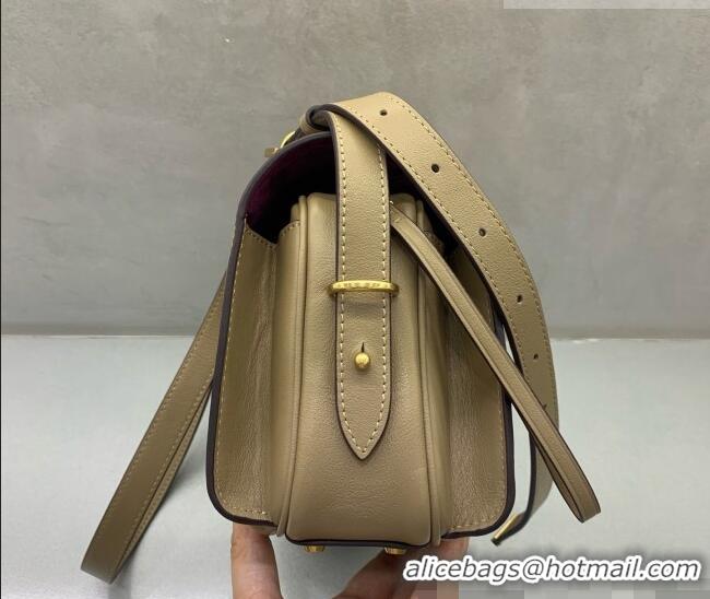 New Fashion Balenciaga Medium Le 7 Shoulder Bag in Smooth Leather 90826 Beige 2026