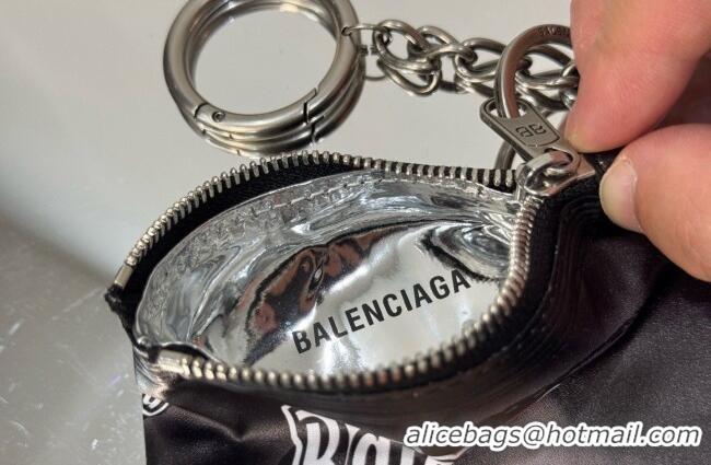 Top Design Balenciaga Smokey BBQ Charm/Keychain Chips in glossy calfskin 90830 Black 2026