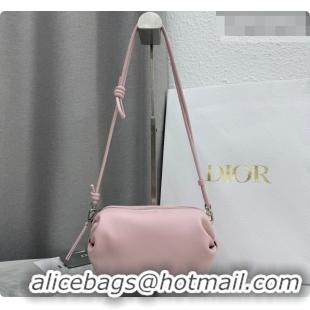 Good Taste Dior Bow Pouch Bag in Lambskin Leather S3900 Pink 2026