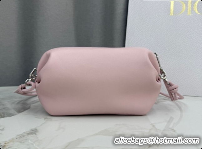 Good Taste Dior Bow Pouch Bag in Lambskin Leather S3900 Pink 2026