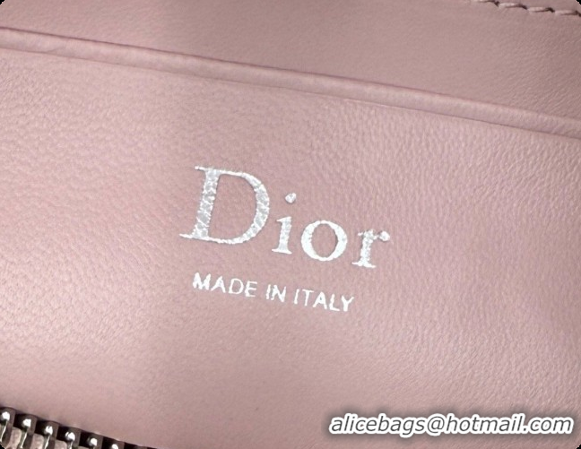 Good Taste Dior Bow Pouch Bag in Lambskin Leather S3900 Pink 2026