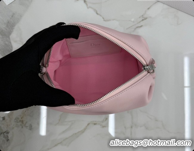 Good Taste Dior Bow Pouch Bag in Lambskin Leather S3900 Pink 2026