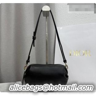 Unique Grade Dior Bow Pouch Bag in Lambskin Leather S3900 Black 2026