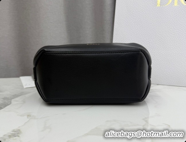 Unique Grade Dior Bow Pouch Bag in Lambskin Leather S3900 Black 2026
