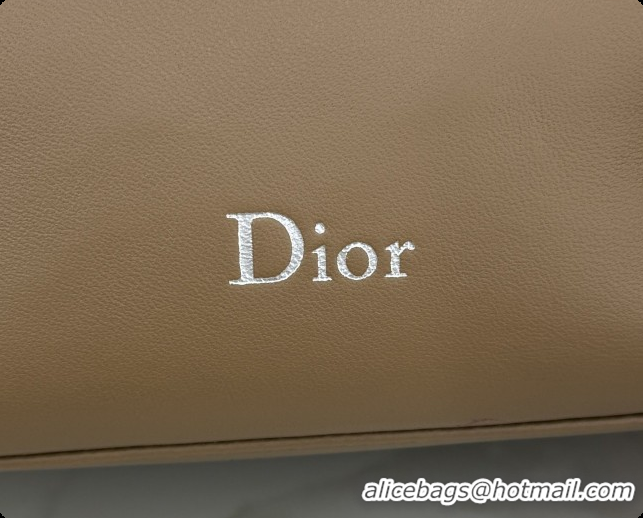 Luxury Cheap Dior Bow Pouch Bag in Lambskin Leather S3900 Brown 2026