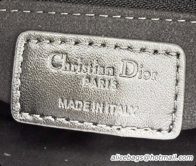 Shop Duplicate Dior Classic Mini Lady Dior Bag in Cannage Lambskin Gunmetal M0505 Gunmetal 2026
