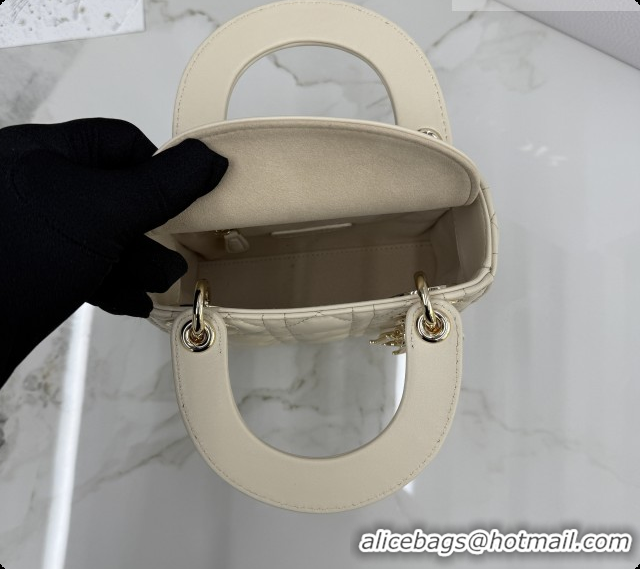 Good Product Dior Classic Mini Lady Dior Bag in Cannage Lambskin Pale Yellow M0505 Pale Yellow 2026