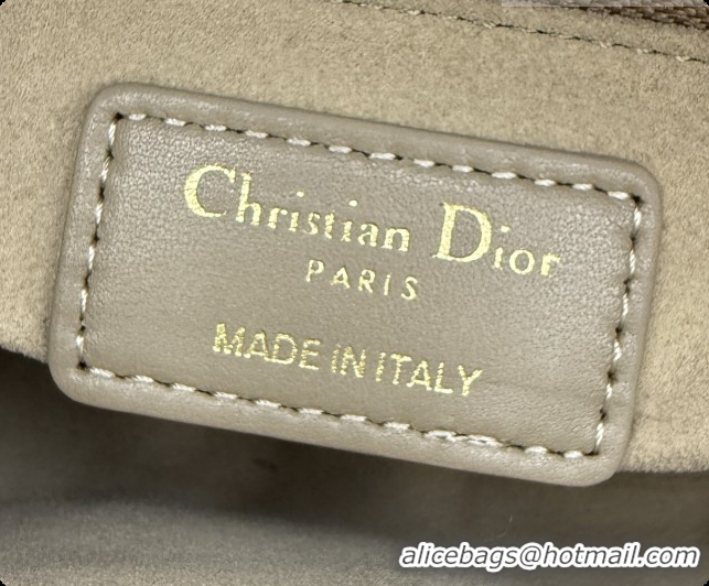 Good Looking Dior Classic Mini Lady Dior Bag in Cannage Lambskin M0505 Cream Apricot 2026