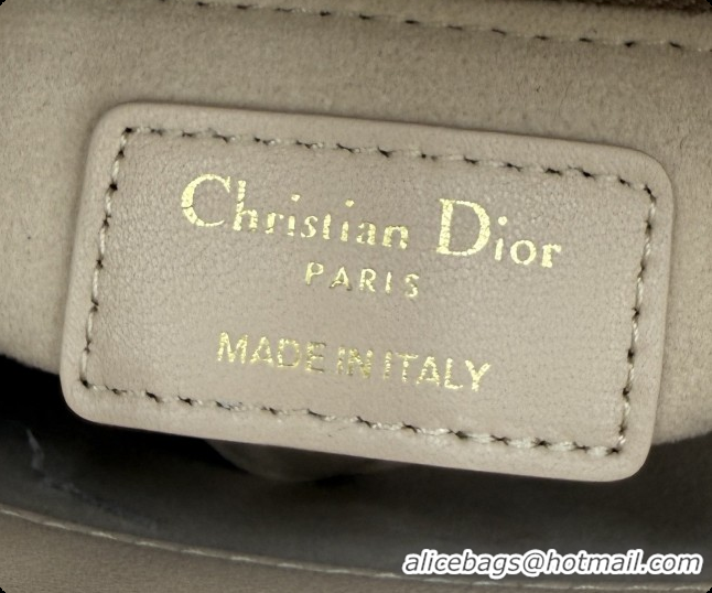 Buy Luxury Dior Classic Mini Lady Dior Bag in Cannage Lambskin M0505 Caramel Beige 2026