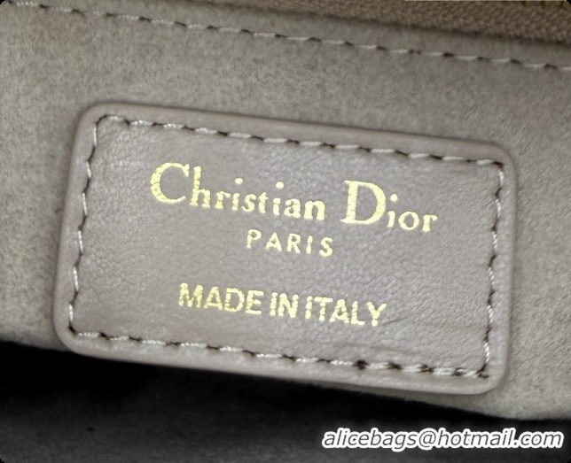 Sumptuous Dior Classic Mini Lady Dior Bag in Cannage Lambskin M0505 Blush Beige 2026