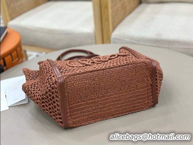 Grade Product Chloe Iconic Double Carry Bag in Raffia 0226 Brown 2026