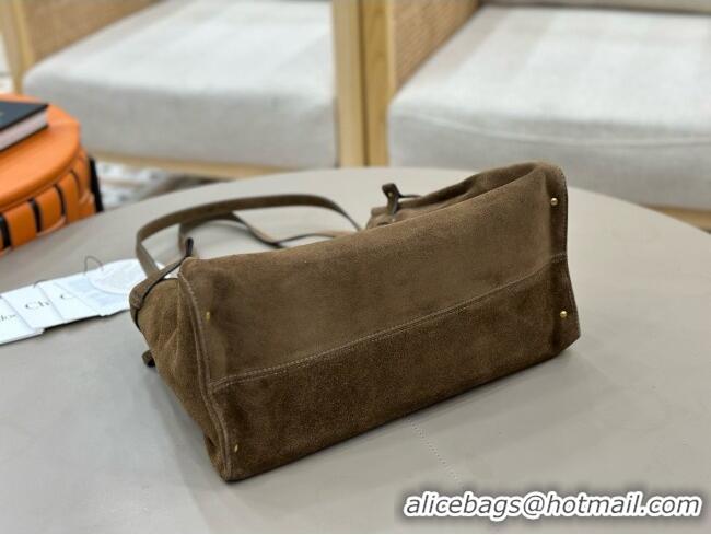 Luxury Cheap Chloe Suede Large Hobo Bag with Charm 8328 Brown 2026