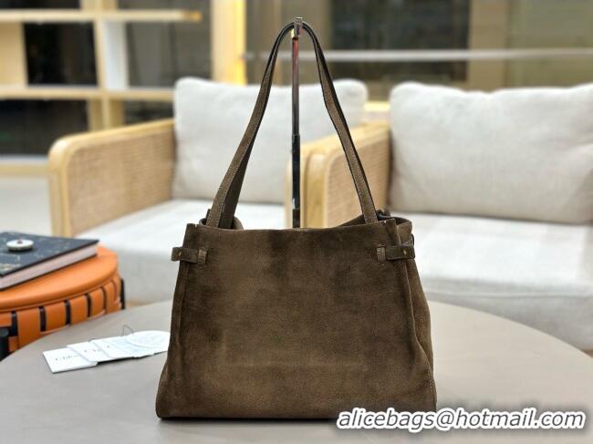 Luxury Cheap Chloe Suede Large Hobo Bag with Charm 8328 Brown 2026