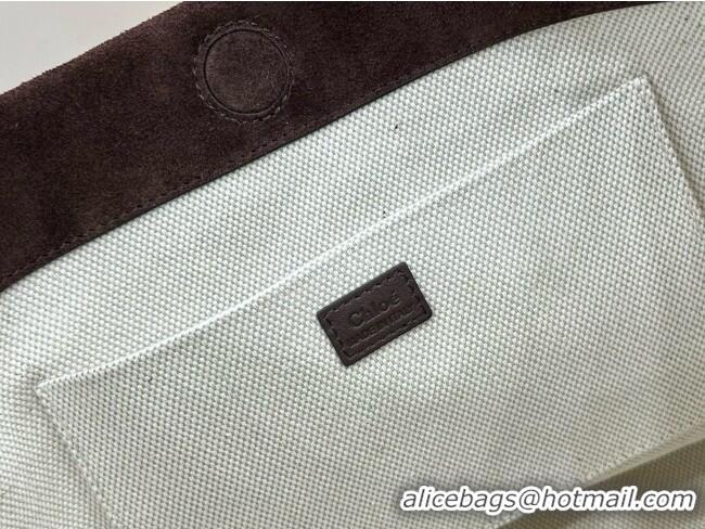Top Quality Chloe Suede Large Hobo Bag with Charm 8328 Dark Brown 2026