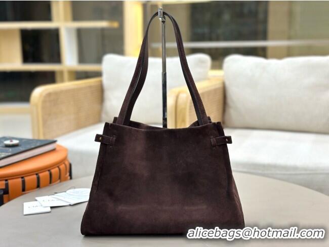 Top Quality Chloe Suede Large Hobo Bag with Charm 8328 Dark Brown 2026