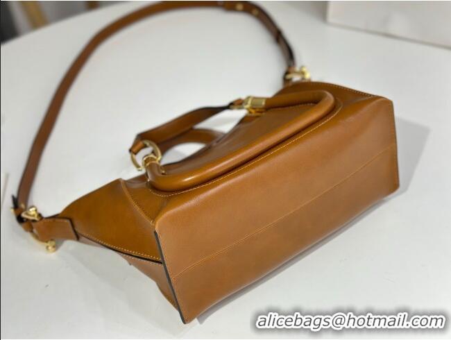 Most Popular Chloe Shiny Leather Paraty Bag W0324 Brown 2026