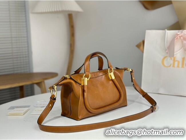 Most Popular Chloe Shiny Leather Paraty Bag W0324 Brown 2026