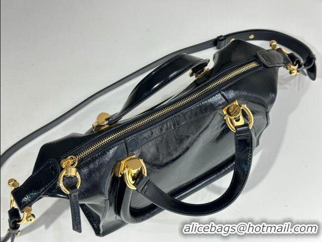 Classic Promotional Chloe Shiny Leather Paraty Bag W0324 Black 2026