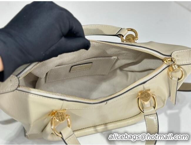 New Discount Chloe Shiny Leather Paraty Bag W0324 Offwhite 2026
