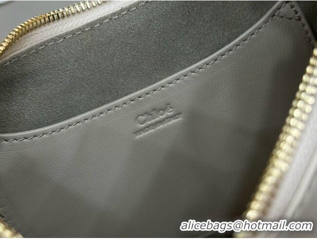 Classic Discount Chloe Small Chloé Banana Zipped Hobo in Soft Leather 1302 White 2026