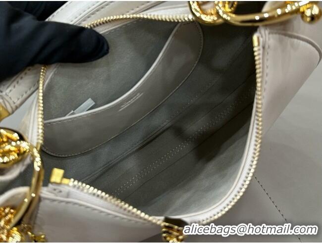 Classic Discount Chloe Small Chloé Banana Zipped Hobo in Soft Leather 1302 White 2026