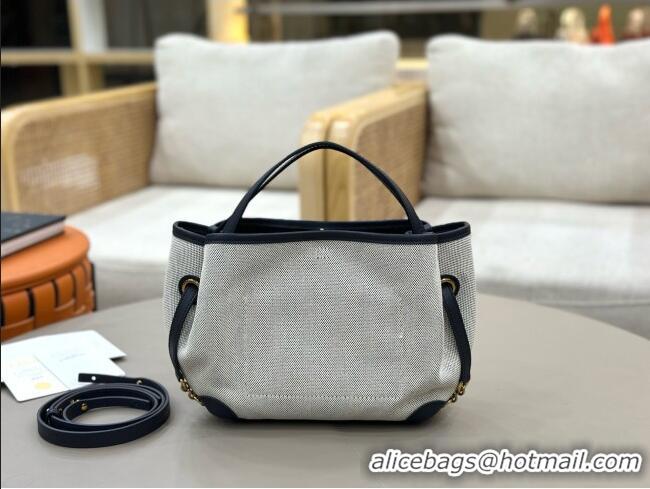 Inexpensive Chloe Small Chloé Clover Double Carry Bag in Canvas 2928 Black 2026