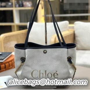 Crafted Fashion Chloe Large Clover Double Carry Bag in Canvas 0328 Black 2026