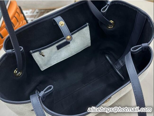 Crafted Fashion Chloe Large Clover Double Carry Bag in Canvas 0328 Black 2026