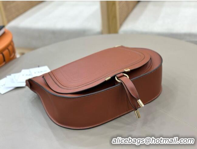 Top Grade Chloe Marcie Medium Leather Shoulder Bag 1199-8 Brown 2026