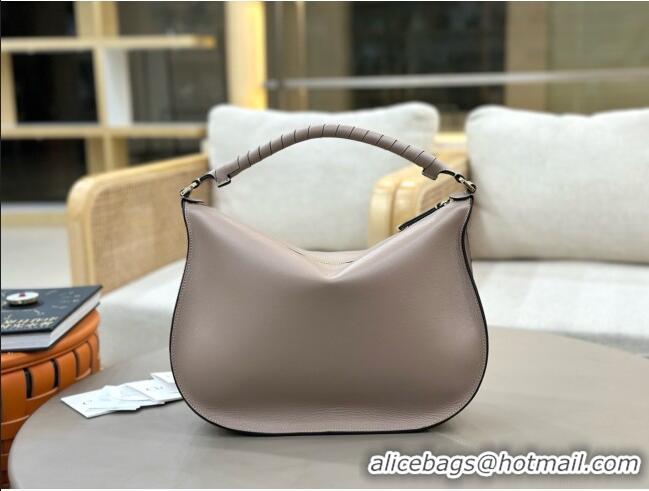 Luxury Cheap Chloe Marcie Medium Leather Shoulder Bag 1199-8 Grey 2026