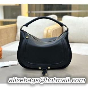 Top Discount Chloe Marcie Medium Leather Shoulder Bag 1199-8 Black 2026