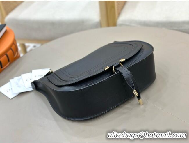 Top Discount Chloe Marcie Medium Leather Shoulder Bag 1199-8 Black 2026