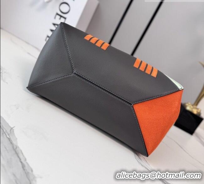 Low Price Loewe Medium Nappa Leather Futurist Cat Puzzle Fold Tote Bag 27065 Dark Grey 2026