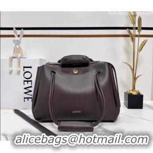 Buy Discount Loewe Medium Madrid bag in supple calfskin leather 052451 Brownie 2026
