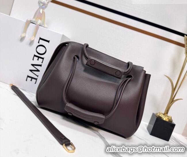 Buy Discount Loewe Medium Madrid bag in supple calfskin leather 052451 Brownie 2026
