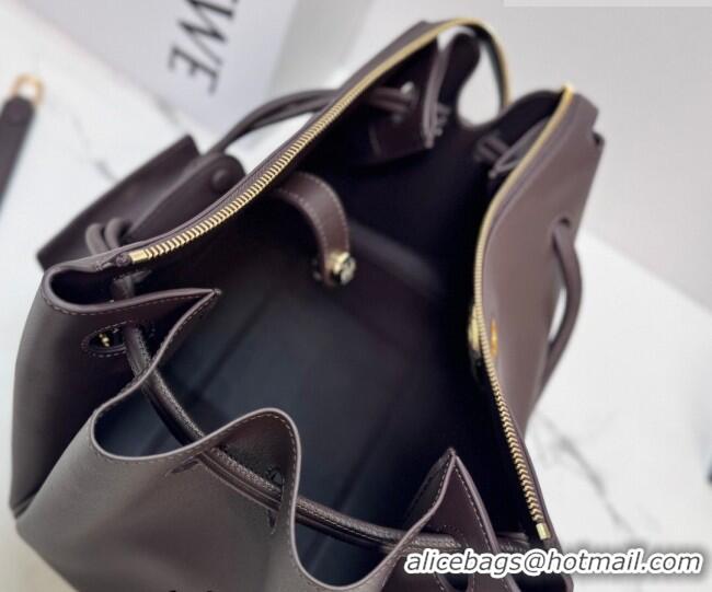 Buy Discount Loewe Medium Madrid bag in supple calfskin leather 052451 Brownie 2026