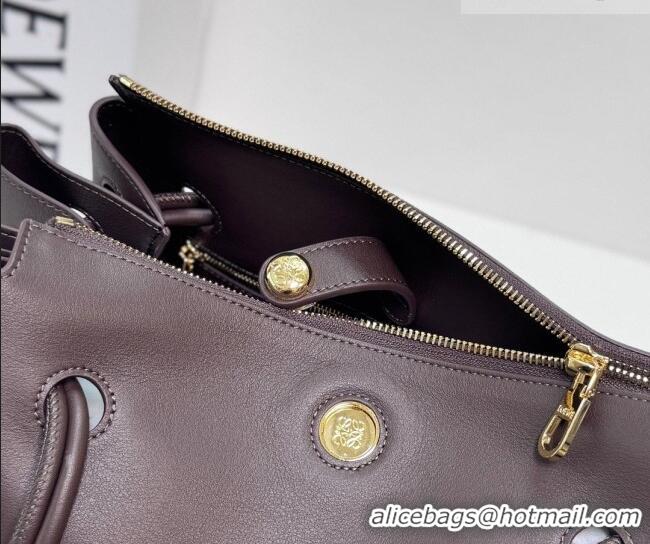 Buy Discount Loewe Medium Madrid bag in supple calfskin leather 052451 Brownie 2026