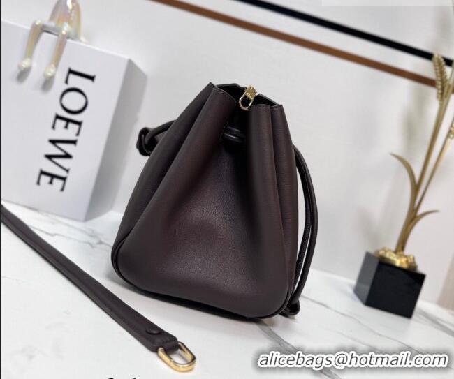Buy Discount Loewe Medium Madrid bag in supple calfskin leather 052451 Brownie 2026